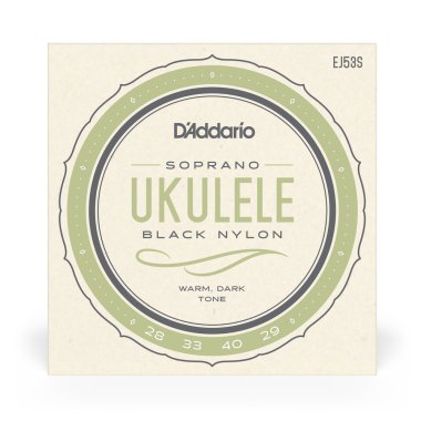 D'Addario Ukulele Strings EJ53S Pro-Arté Rectified Ukulele, Soprano