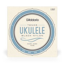 D'Addario Ukulele Strings EJ53T Pro-Arte Black Nylon, Tenor
