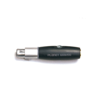D'Addario XLR Female to 1/4 Inch Female Balanced Adaptor PW-P047BB