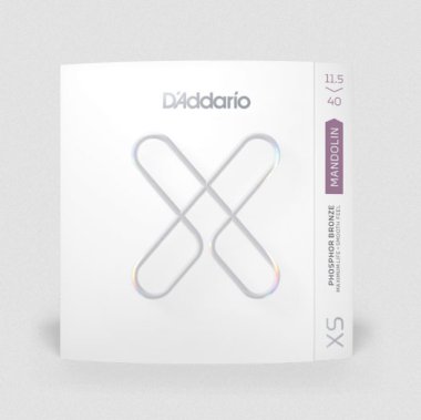 D'Addario XS Coated Phosphor Bronze Mandolin Strings, Cust-Med 11.5-40