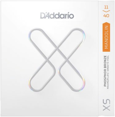 D'Addario XS Coated Phosphor Bronze Mandolin Strings, Medium 11-40