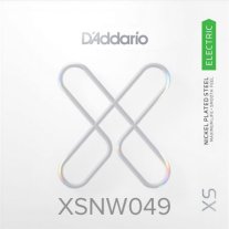 D'Addario XSNW049 XS Nickel Wound Ball End Single String, .049