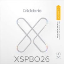 D'Addario XSPB026 XS Phosphor Bronze Ball End Single String, .026