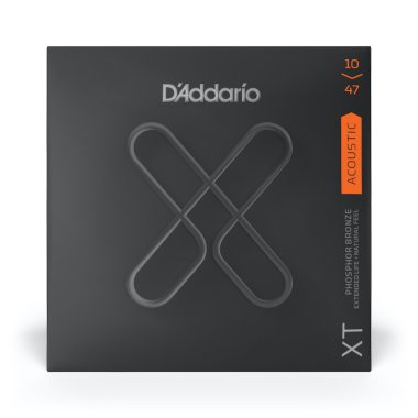 D'Addario XT Phosphor Bronze Acoustic Guitar Strings, Ext. Light 10-47
