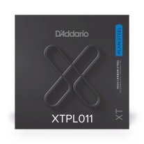 D'Addario XTPL011 XT Plain Steel Ball End Single String, .011