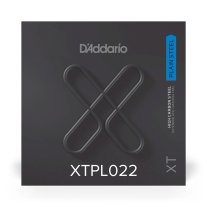 D'Addario XTPL022 XT Plain Steel Ball End Single String, .022