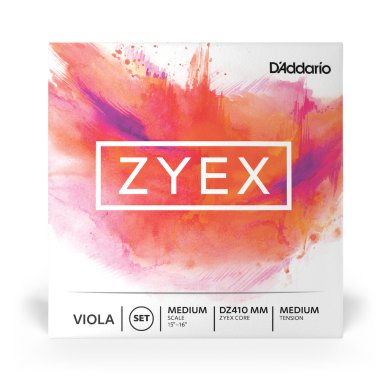 D'Addario Zyex Viola DZ410 MM Medium Tension, Full Set