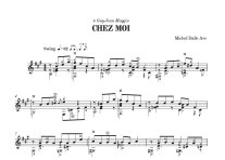 Dalle Ave | Chez moi for solo guitar
