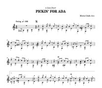 Dalle Ave | Pickin' for Ada for solo guitar