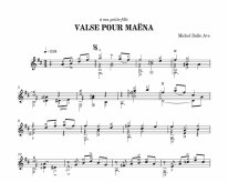 Dalle Ave | Valse pour Maena for solo guitar