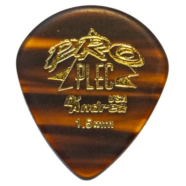 D'Andrea Pro Plec 651 Jazz Matte Shell Guitar Pick, 1.5mm