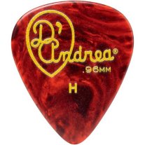 D'Andrea Shell Celluloid 351 Shape Guitar Pick Heavy