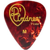 D'Andrea Shell Celluloid 351 Shape Guitar Pick Medium
