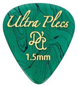 D'Andrea UP351 Ultra Plecs Gemstone 1.5mm Guitar Pick, One