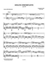 de Call | Sonate concertante, opus 108 for mandolin and guitar