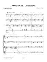 de Falla arr. by Valette | Danse finale - Le tricorne for 4 guitars