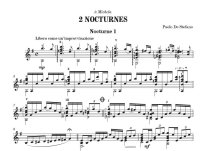 De Stefano | 2 Nocturnes for solo guitar
