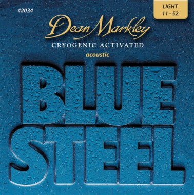 Dean Markley 2034 LT Blue Steel Acoustic Guitar 92/8 Light 11-52