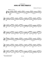 del Cantero | Song of the Firefly for solo guitar