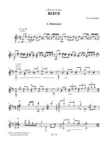 Demillac | Bleue for solo guitar