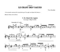 Demillac | Le chant des vagues for solo guitar
