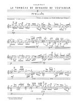 Demillac | Le tombeau de Bernard de Ventadour for solo guitar