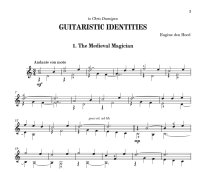 den Hoed | Guitaristic Identities for solo guitar
