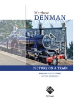 Denman | Picture on a Train for guitar ensemble
