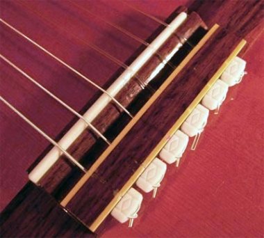 Diamond Secure String Ties / Tieblock System, 7 Beads, White