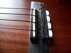 Diamond Secure Ukulele String Tie System, Ivory White