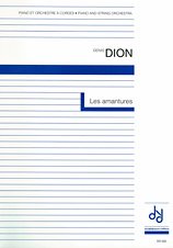 Dion | Les Amantures (score) for piano & string orchestra
