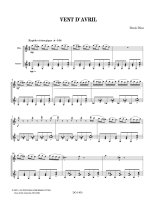 Dion | Vent d'avril for guitar & flute