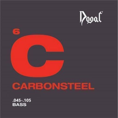 Dogal CS90C CarbonSteel Round Wound Round Core Bass Strings 45-105, 34" scale