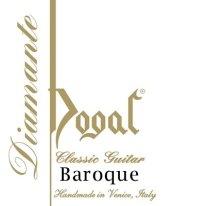 Dogal Diamante Baroque Regular Tension Silver Wound 7th D String .044