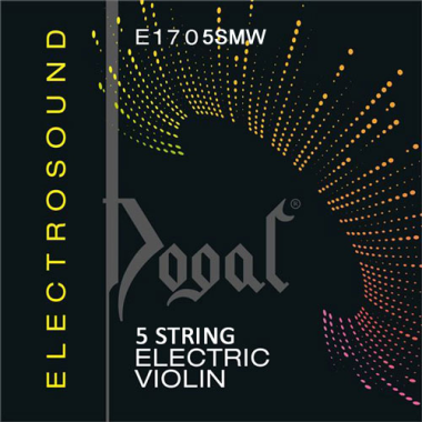 Dogal E1705SMW Electrosound 5 String Electric Violin Strings, 4/4 Ball End