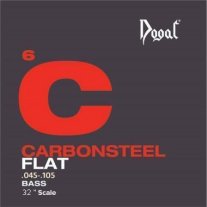 Dogal Jaco Flat Carbon Steel Electric Bass 4-String JC106C 45-105, 32"