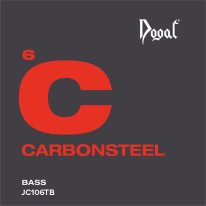 Dogal JC106TB Tiny Boy Flat-Wound Carbon Steel Electric 45-105, 23" scale