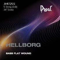Dogal JH1725S Hellborg Stranded Core Flat Wound, 5-Strings, G-B 34"