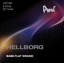 Dogal JH1726S Hellborg Stranded Core Flat Wound, 6 Strings, 34"