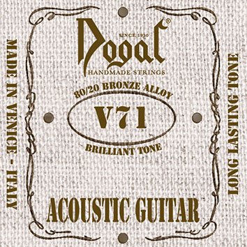 Dogal V71A 80/20 Bronze Acoustic Guitar Strings Hex-Core 10-47