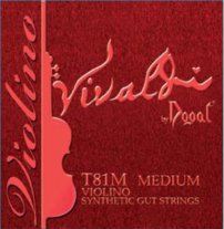 Dogal Vivaldi T81M Violin Strings MT, Stainless/Aluminum/Silver SynGut