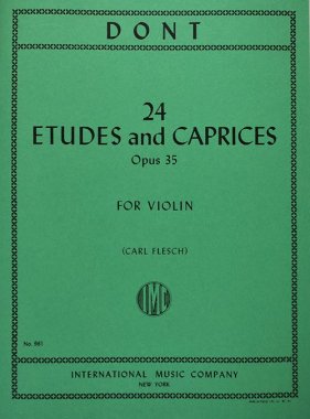 Dont | 24 Etudes and Caprices, Op. 35 for violin (Flesch)
