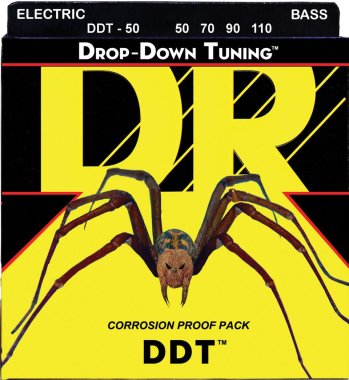 DR DDT-50 Drop-Down Tuning Electric Bass, Heavy 50-110