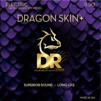 DR DEQ-11 Dragon Skin+ Coated Electric Guitar, Heavy 11-50