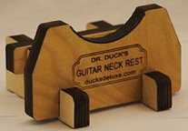 Dr. Duck's Adjustable Guitar Neck Support Rest, Birch