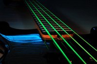 DR Hi-Def Green K3 Neon Luminescent Electric Bass NGB-40 (40-100)