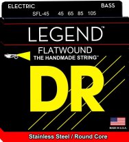 DR SFL-45 Legend Flatwound Short Scale Bass Strings 45-105, Full Set