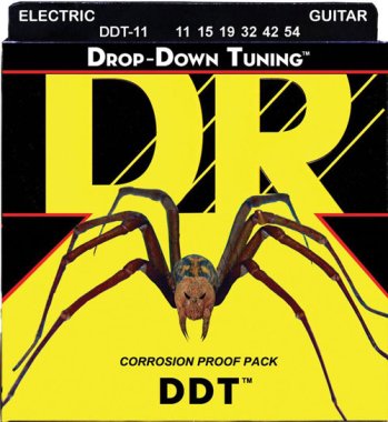 DR Strings DDT-11 Drop-Down Tuning Electric Guitar Strings 11-54