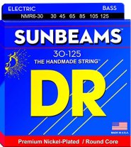 DR SUNBEAM NMR6-30 6-String Electric Bass Nickel Plated (30-125)