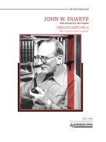 Duarte | English Suite No. 6 for guitar & flute